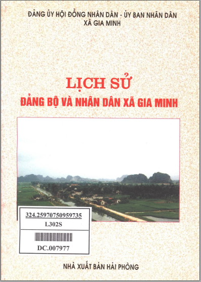 LỊCH SỬ ĐẢNG BỘ VÀ NHÂN DÂN XÃ GIA MINH (BẢN GỐC)
